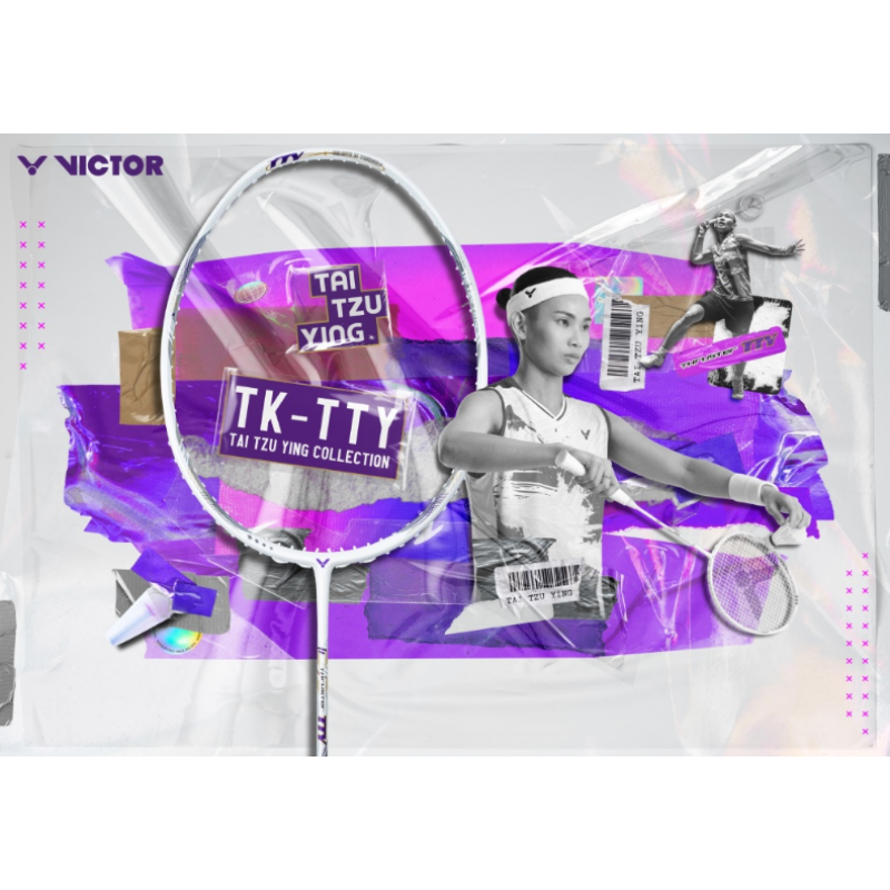 VICTOR THRUSTER TTY A BADMINTON RACQUET (TAI TZU YING COLLECTION )