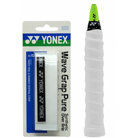 YONEX AC108WEX WAVE GRIP PURE SYNTHETIC OVER GRIP (5PCS)