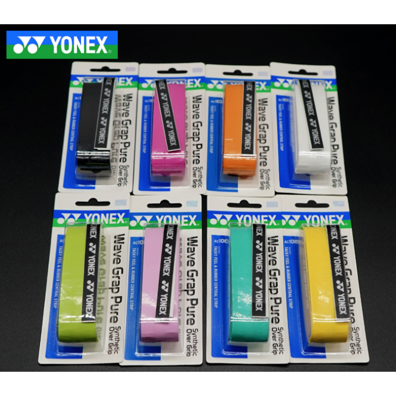 YONEX AC108WEX WAVE GRIP PURE SYNTHETIC OVER GRIP (5PCS)