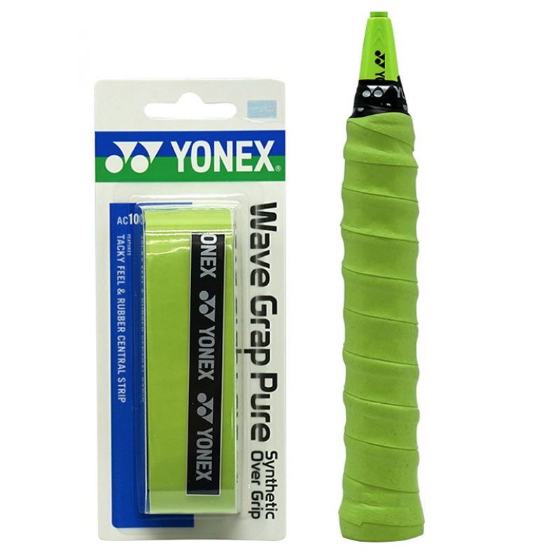 YONEX AC108WEX WAVE GRIP PURE SYNTHETIC OVER GRIP (5PCS)