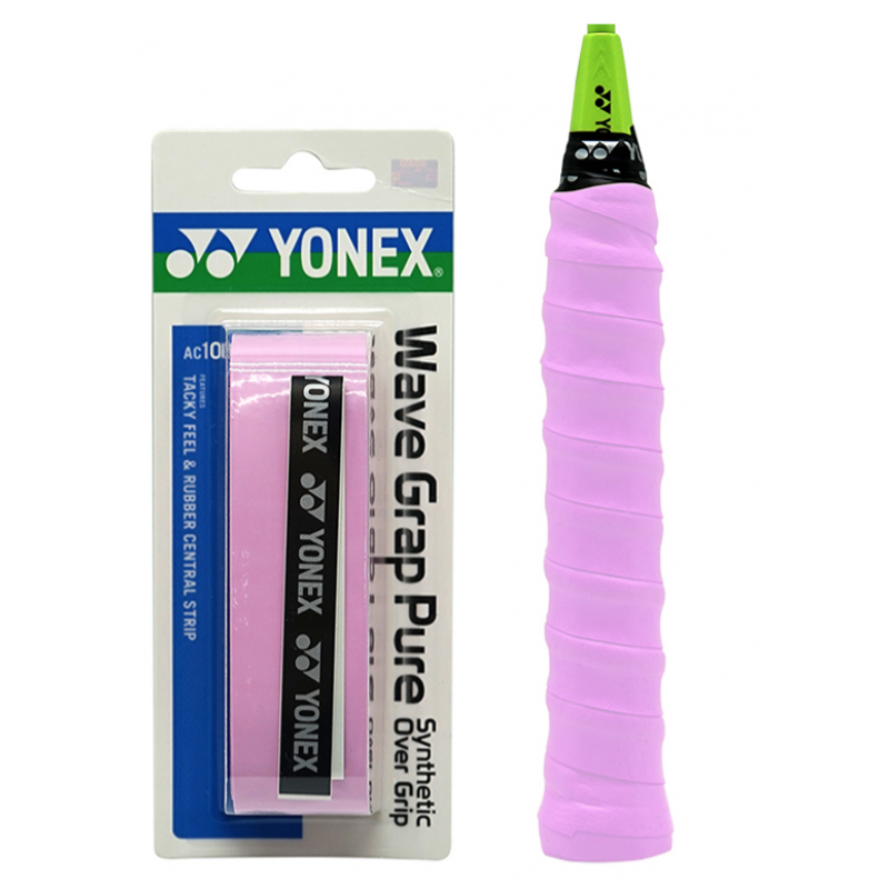 YONEX AC108WEX WAVE GRIP PURE SYNTHETIC OVER GRIP (5PCS)